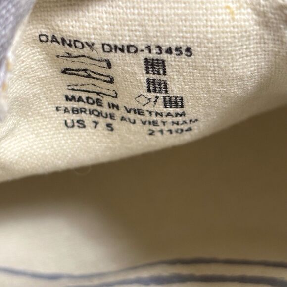 Taos Dandy Canvas Sneakers Womens 7.5 Gray Slip On Comfy Casual Flats 13455 - Picture 10 of 10